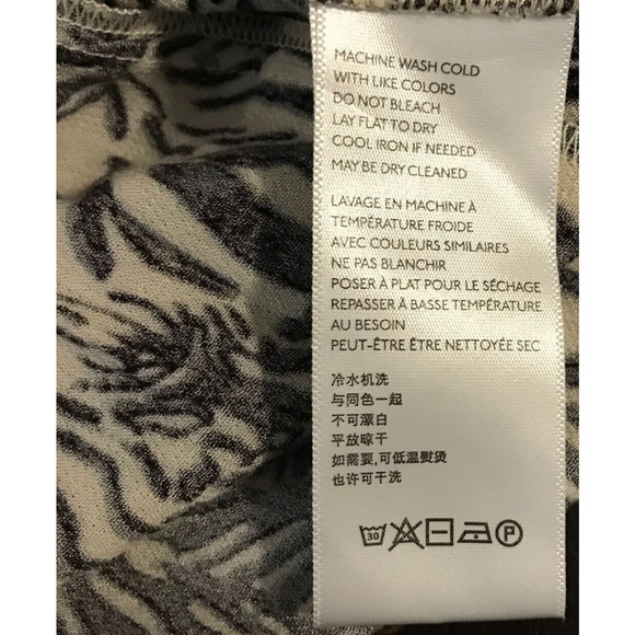 Free People Dark Brown Zebra Jungle Print Asymmetrical Hem Midi Skirt - Size 8 - Picture 9 of 10